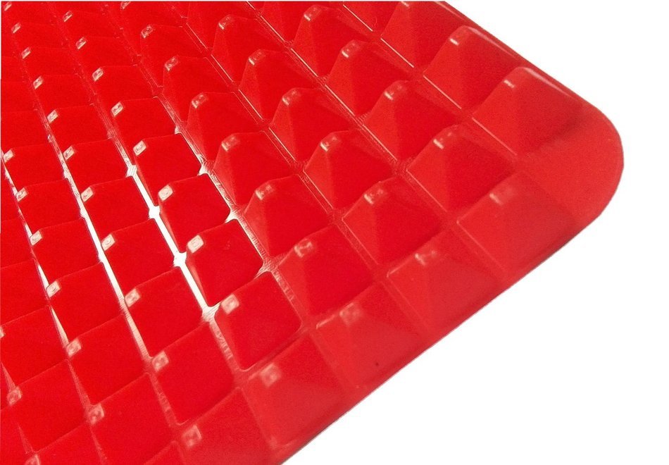 Fashionclubs Non Stick Silicone Raised Pyramid Trays Baking Mat 39cmx27cm N4