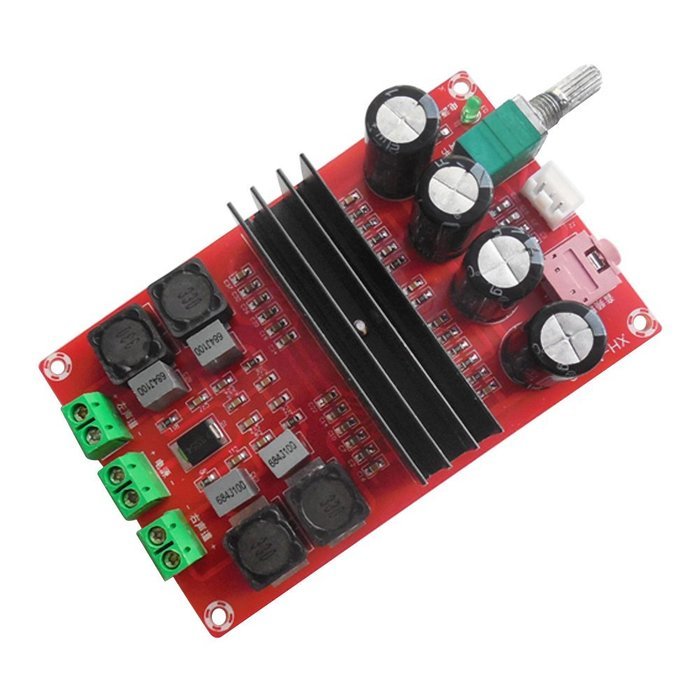 Alloet New 2x100W TPA3116D2 2-Channel Digital Audio Amplifier Board 12/24V for Arduino N3