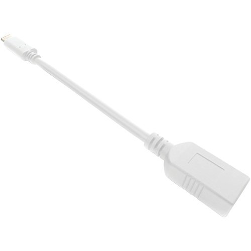 New IESSENTIALS IE-C2AF-WT USB-A to USB-C Adapter Cable (White)