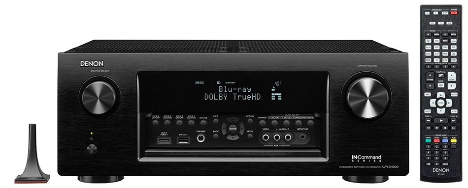 Denon AVR-X4000 7.2-Channel 4K Ultra HD Networking Home Theater AV Receiver with AirPlay (Discontinued by Manufacturer) N3