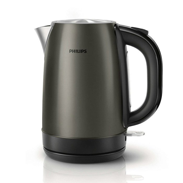 Philips Kettle HD9322/80 1.7 Liter 2200W Titanium Metal Coffee Tea Teapot Kettle