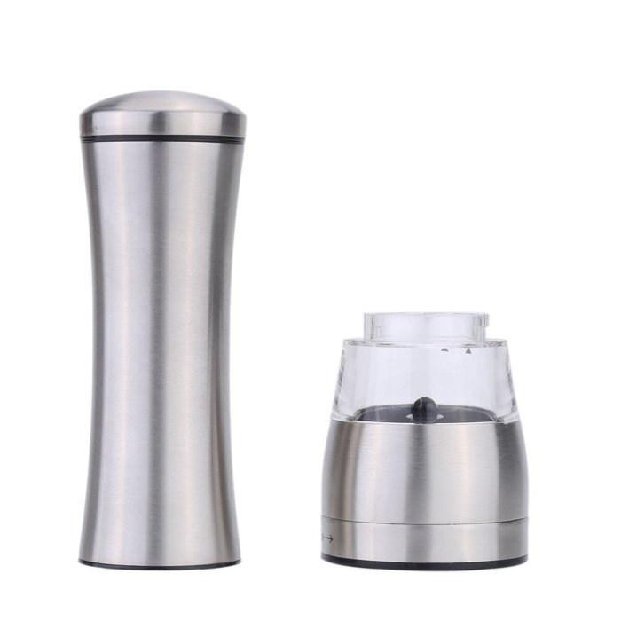 SysPod(TM) Pratical Kitchen Accessories Seasoning Grinding Tool Stainless Steel Manual Pepper Grinder Portable... N4