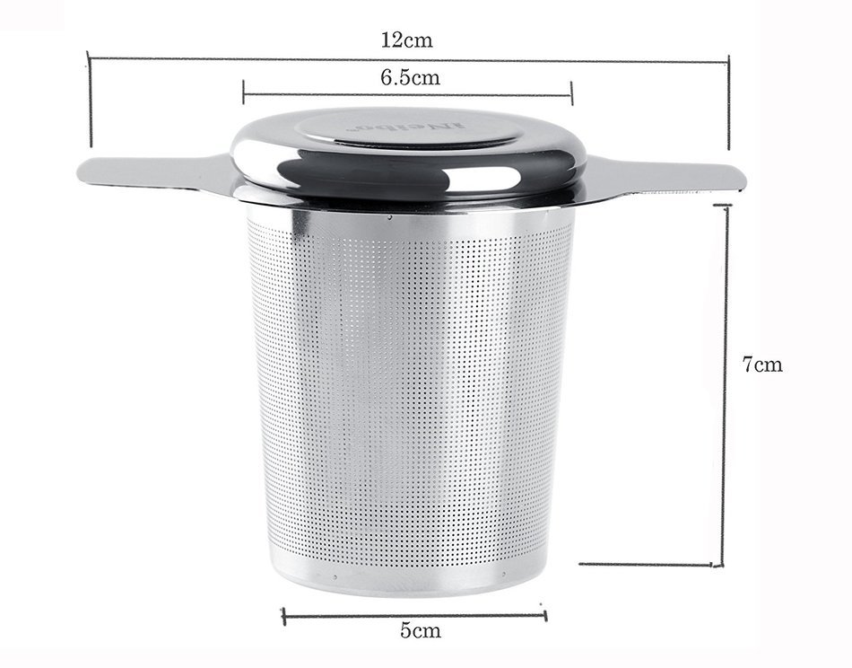 iNeibo Tea Infuser - Perfect for Single Cup of Extra Fine Loose Leaf Tea - Brew-in-Mug Strainer Steeper instead... N10