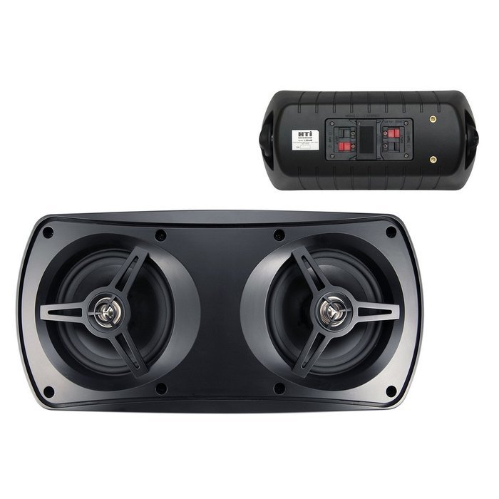 Black 5" inch 100 Watts 100W 6 Ohms Outdoor/Indoor Home Speaker System (pair) N3