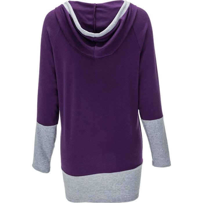 Women's Blouse,Laimeng Cotton blend Fashion Women Loose Pullover T Shirt Long Sleeve Blouse (M, Purple) N10