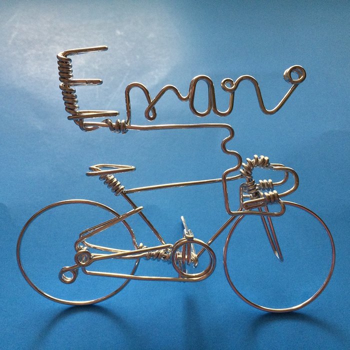 Handmade Personalized Gifts For Cyclists ~Add Your Own Name on Bicycle as Personal Creations Ornaments ~Custom... N17
