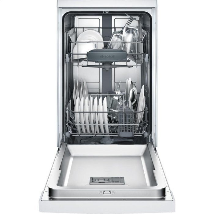 Bosch SPE53U52UC 18" 300 Series Energy Star Rated Dishwasher with 9 Place Settings in White N3