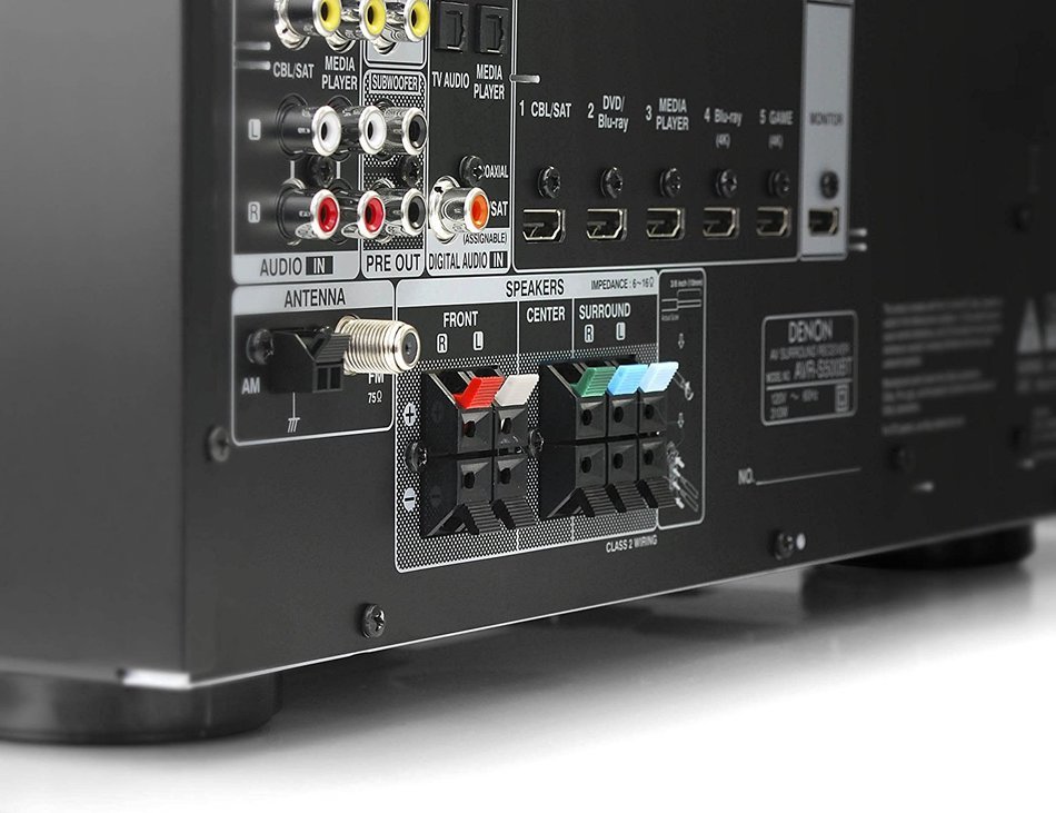 Denon AVR-S500BT 5.2 Channel AV Receiver With 4K Capability and Bluetooth N4