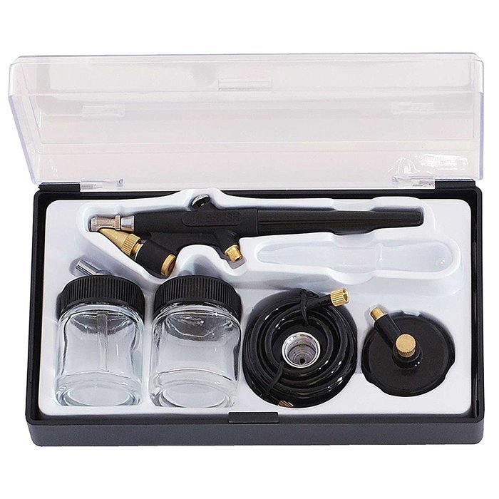 PointZero Pro Airbrush Cake Decorating Set - 12 Chefmaster Colors N3
