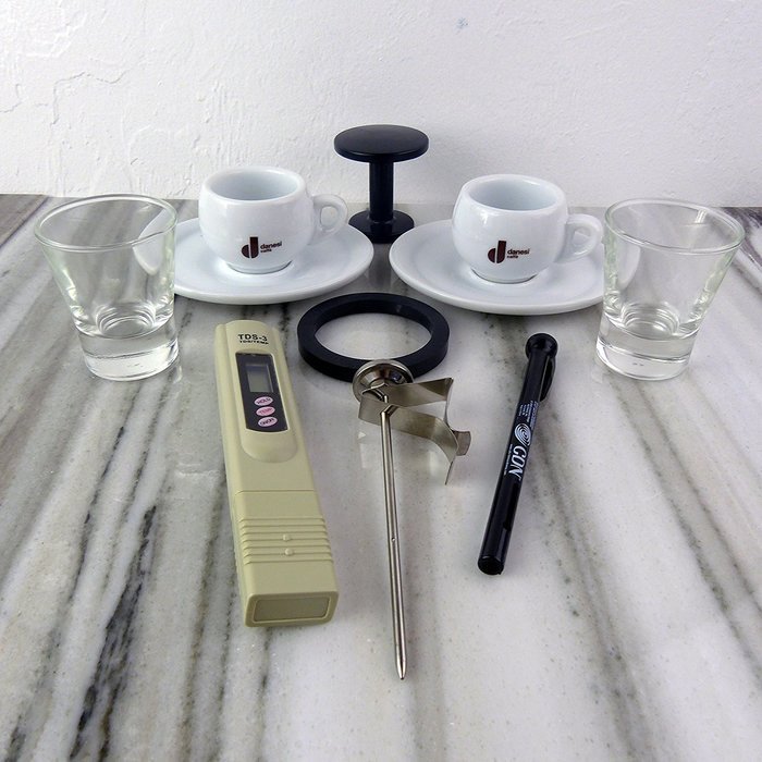 Nuova Simonelli Musica Black Pour Over Espresso Coffe Machine Starter Kit N7
