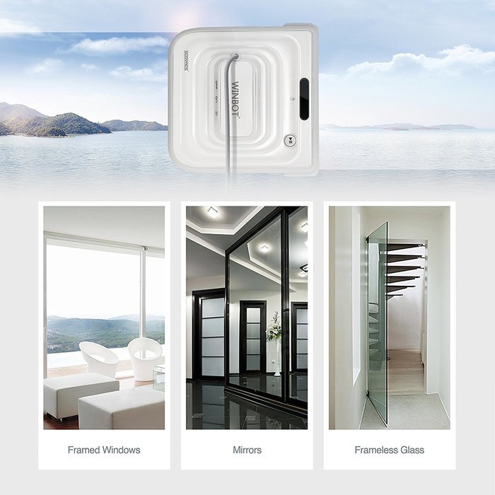 Ecovacs WINBOT W730- Window Cleaning Robot (Certified Refurbished) N5