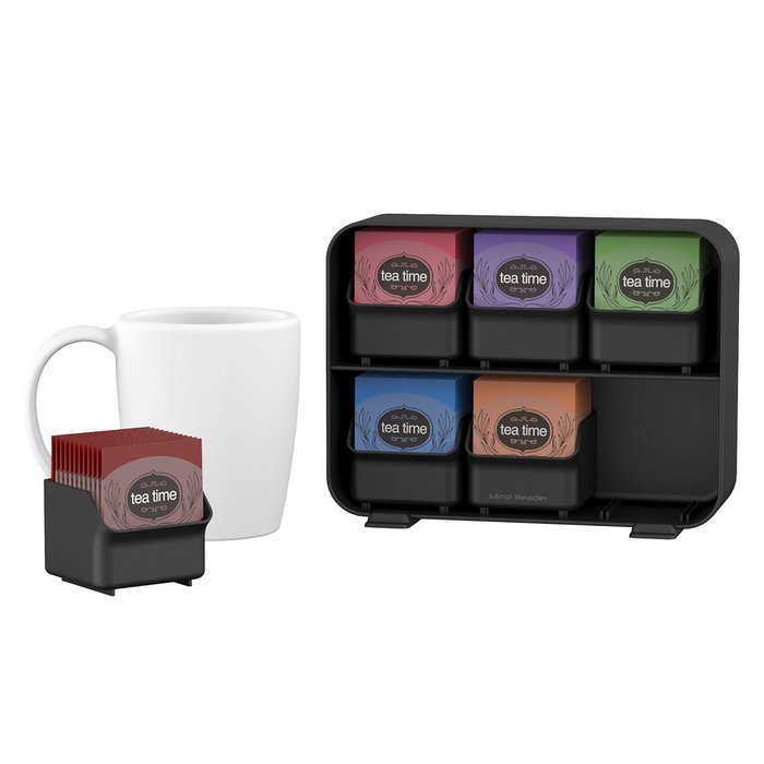 Mind Reader 'Clutch' 6 Drawer Tea Bag Holder, Black N15