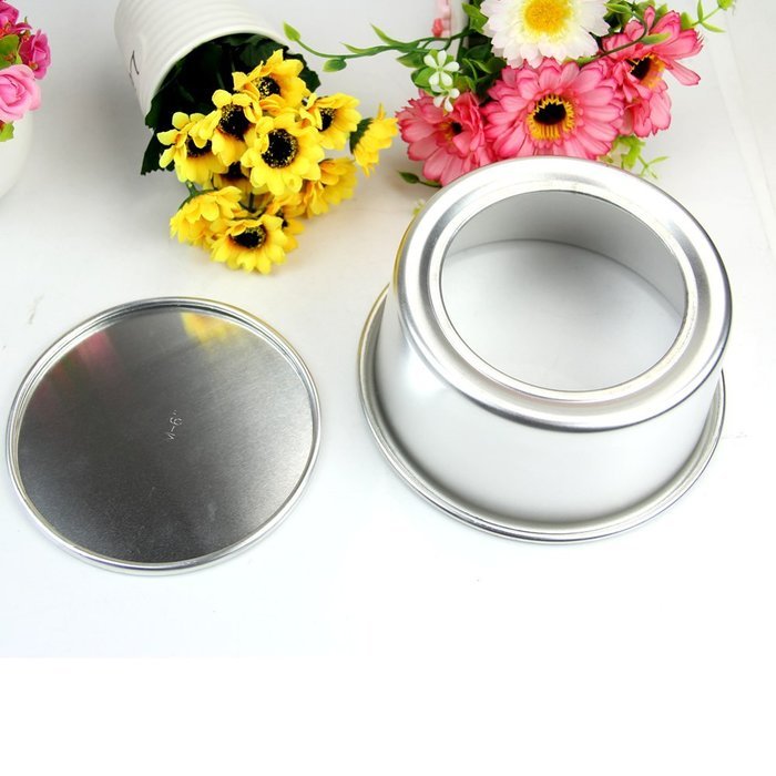 MImgo Store 2" 4" 5" 6" Reusable Round Cake Tin Panloose Base Bottom Wedding Cake Mould With Removeable Bottom... N7