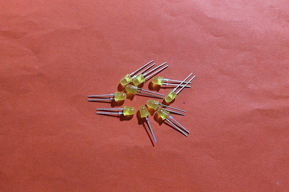 AL307 LED yellow USSR (Russia) 10 pcs