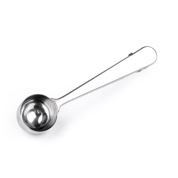 Delidge Coffee Scoop/Spoon with Bag Clip, Stainless Steel Measuring Your Exact Coffee Grounds &ndash; One Teaspoon for... N3