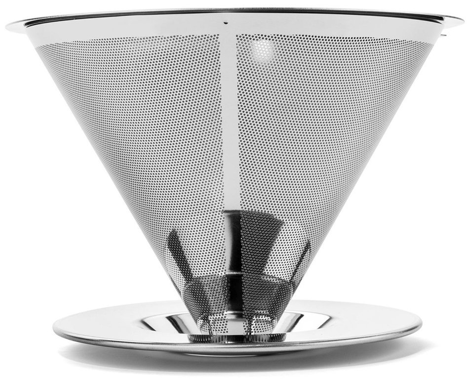 Kitclan(TM) Pour Over Stainless Steel Coffee Dripper - Acidproof/Alkaliproof Mesh Cone Dripper Reusable Coffee... N7