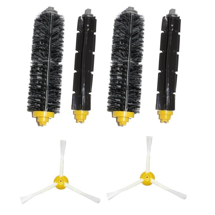 I-Clean Replacement Brush For iRobot Roomba 700 series 760 770 780 Bristle Brush Flexible Beater Brush Sidebrush... N5