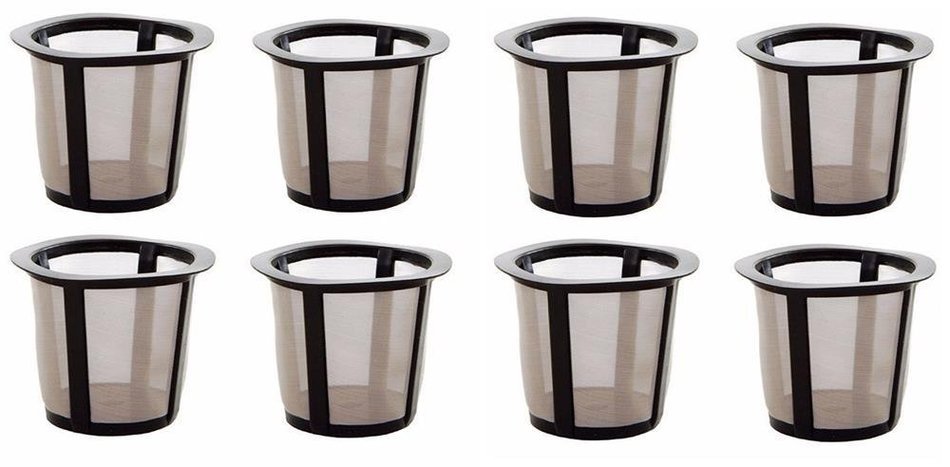 Coffee Makers Parts & Accs 8-Pack K-Cup Replacement Reusable Coffee Filter Baskets For Keurig