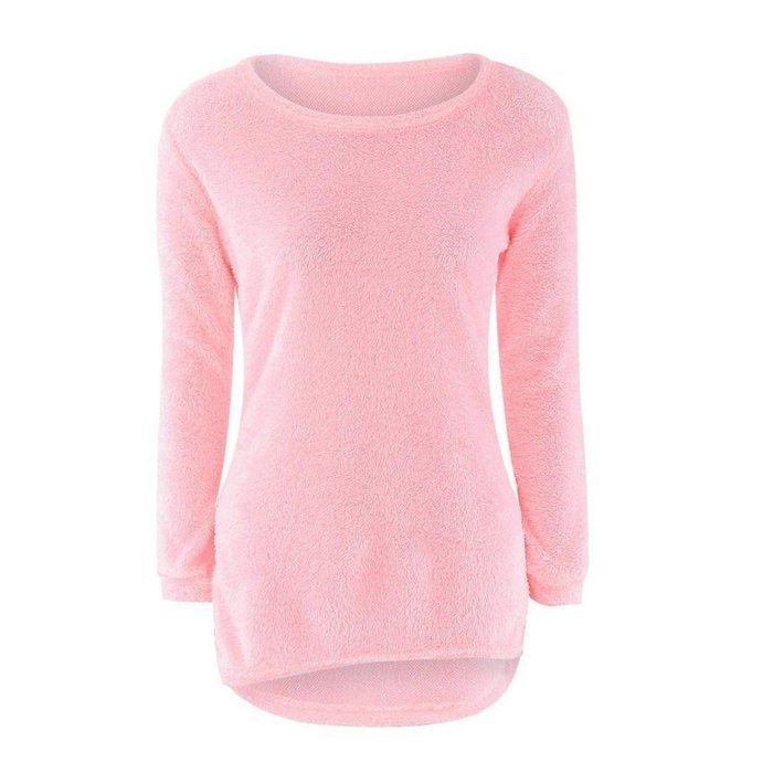 Fashion Sweaters,Morecome Womens Casual Solid Long Sleeve Jumper Sweaters Blouse N19