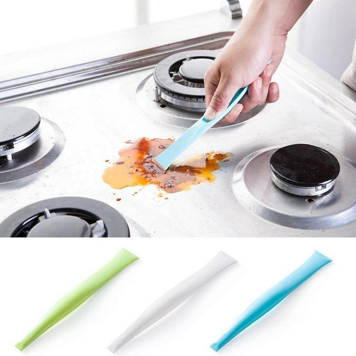 Morecome Kitchen Bathroom Stove Dirt Decontamination Scraper Opener (Blue) N5