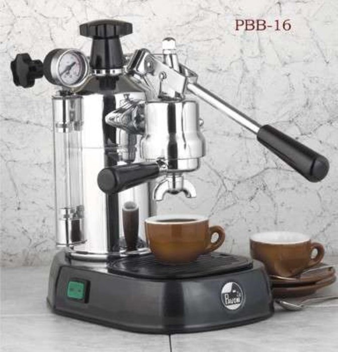 La Pavoni Professional PBB-16 Espresso Machine Black Base N3