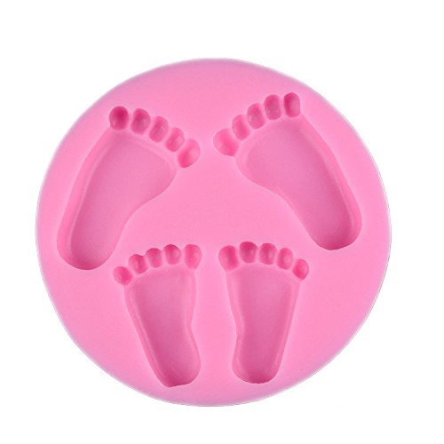 Silicone Feet Shape Chocolate Fondant Cake Cookie Baking Icing Soap Mould Mold N3
