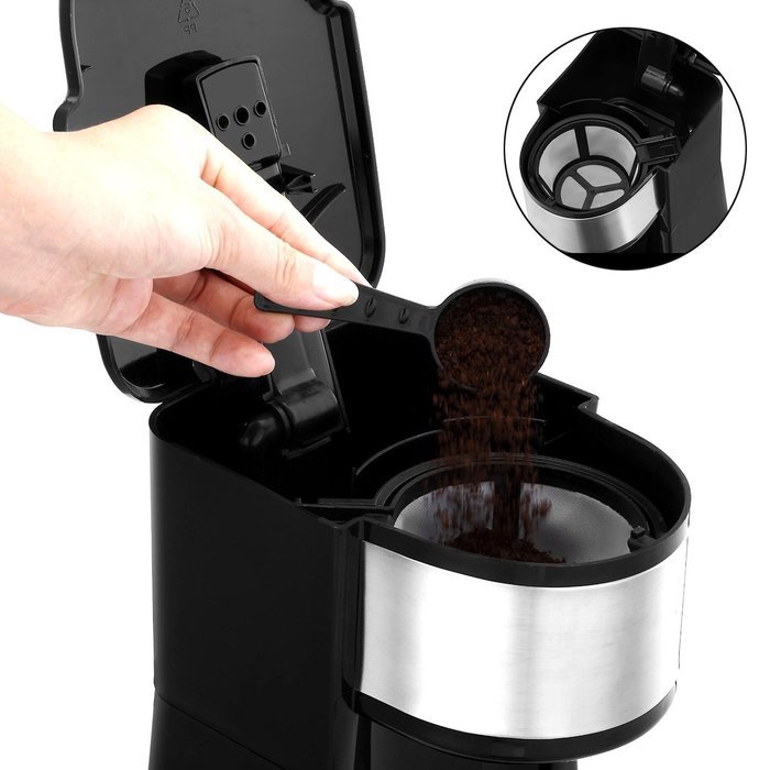 Coffee Machine Yummy Sam&reg; Professional Coffee Maker Single Serve Personal Filter Dispensing Coffee Machine 2 in... N3