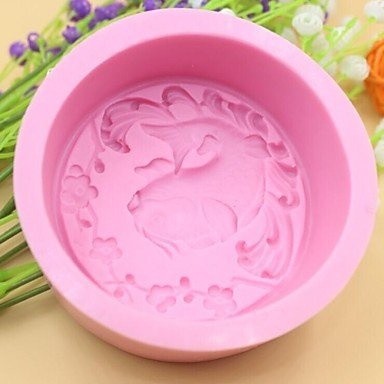 Y&XL&H Carp Fish Flower Shaped Fondant Cake Chocolate Mold N2