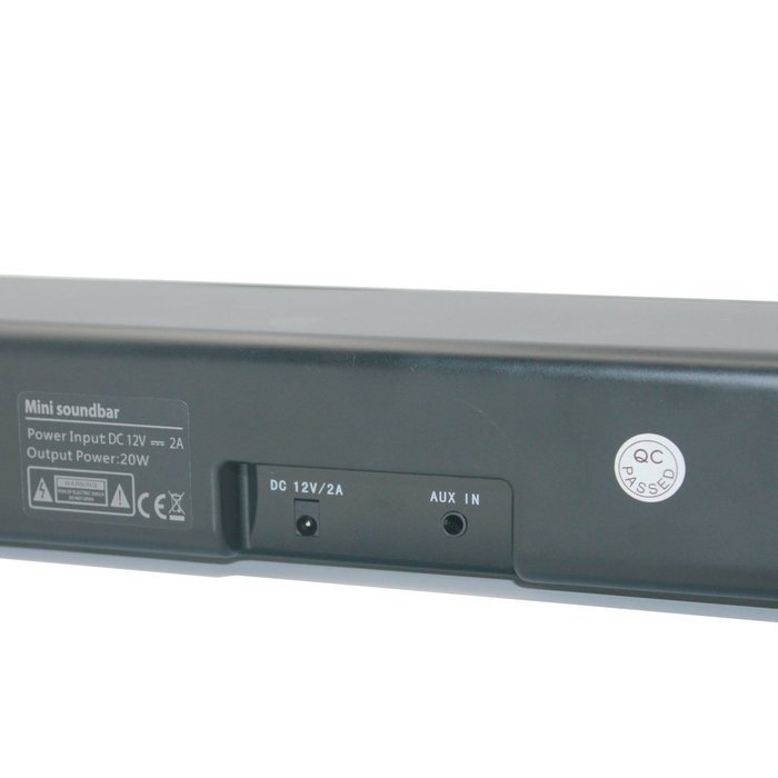 Lp Mini 20-inch Slim Powered Bluetooth Sounder Bar With Build in 4 Speakers Inside, Subwoofer Soundbar Speaker... N2