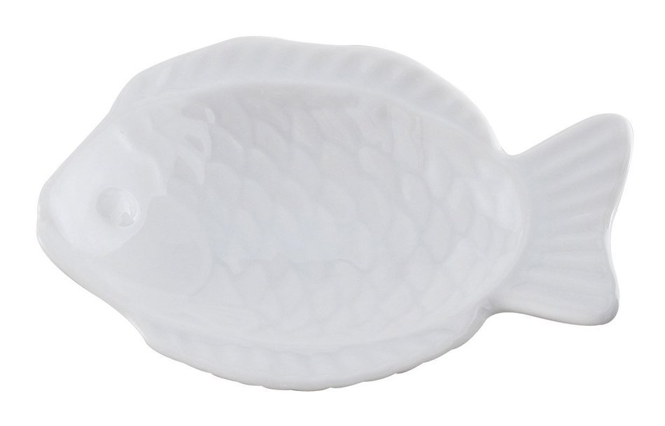 Harold Import Company Cat-Shaped Tea Bag Holder and Resting Caddy, 3.75", Fine White Porcelain N3