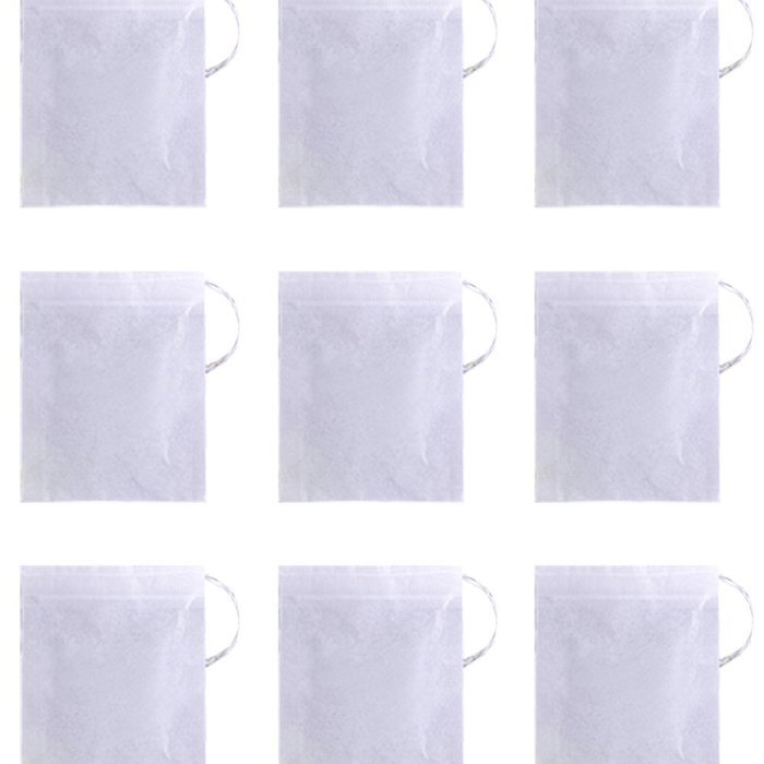 Gosear 100 PCS Disposable Tea Bag Drawstring Seal Filter Tea Bag 5.5 x 7cm