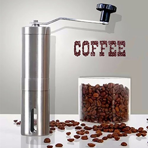 Shop24Hrs Stainless Steel Hand Manual Coffee Bean Grinder Mill Kitchen Grinding Tool