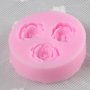 Sher Flowers Shaped Bake fandant mold,L9cmW9cmH1cm N4