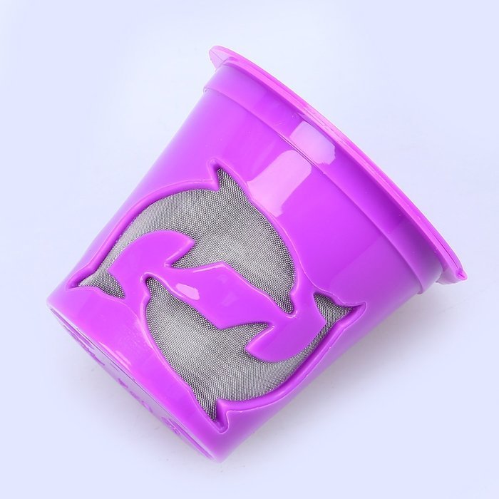 Whosee Purple Reusable K-Cups Coffee Filter Pack 53ml Coffee Powder Filter New N5