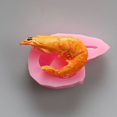 Y&XL&H Shrimp Chocolate Silicone Molds,Cake Molds,Soap Molds,Decoration Tools Bakeware N4