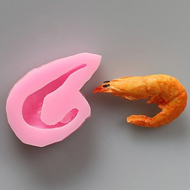 Y&XL&H Shrimp Chocolate Silicone Molds,Cake Molds,Soap Molds,Decoration Tools Bakeware N5