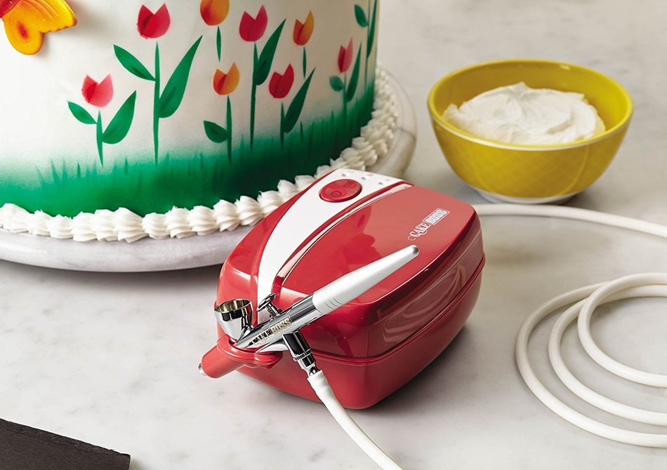 Cake Boss Decorating Tools Airbrushing Kit, Red N9