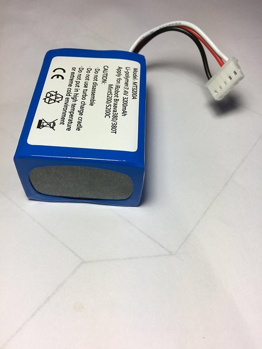 Extended Runtime Lithium Polymer Battery Braava 380t 3200mAh 7.4v NI-MH ion Mint plus