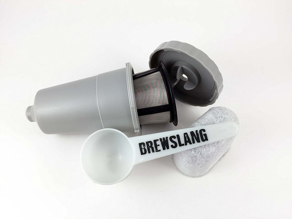 Brewslang My K-Cup Reusable Coffee Filter Set plus Bonus Charcoal Filter and Brewslang Coffee Spoon N3