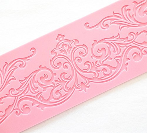 New Silicone Fondant Mat Cake Decorating Styling Tools Kitchen Flower Pattern Silicone Lace Mold