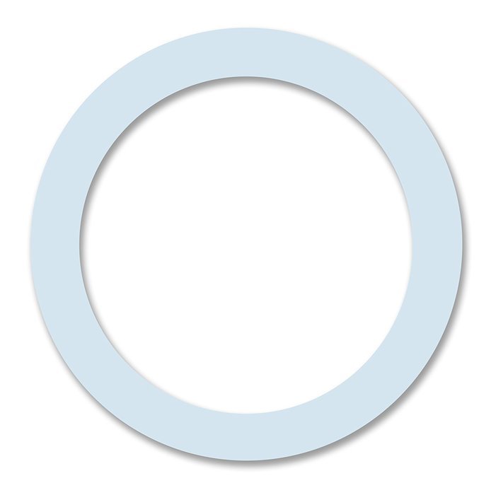 Cuisinox GAS-M6-SILICONE Silicone Gaskets for 6 Cup Espresso Makers, White