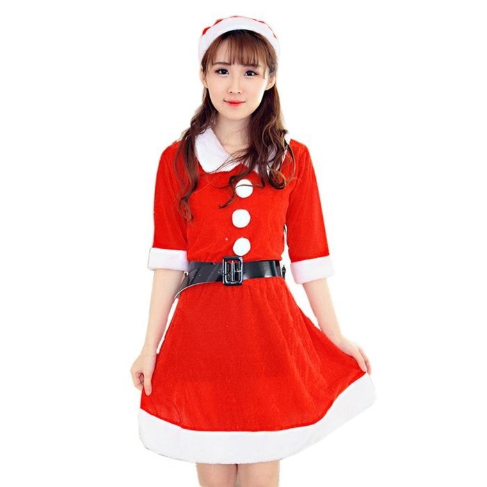 Christmas Costume Fancy Dress ,BeautyVan Women Sexy Santa Christmas Costume Fancy Dress Xmas Office Party Outfit N40