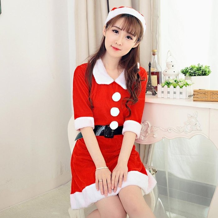 Christmas Costume Fancy Dress ,BeautyVan Women Sexy Santa Christmas Costume Fancy Dress Xmas Office Party Outfit N42