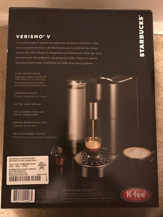 Starbucks Verismo V Brewer System
