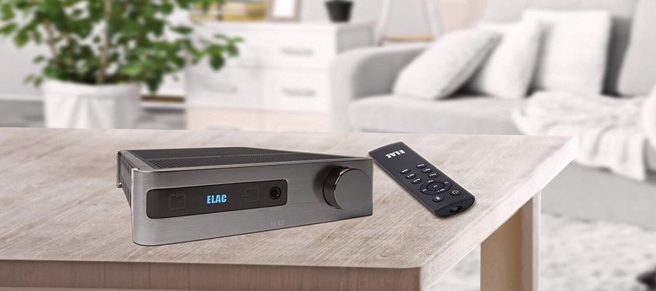 ELAC Element Series Integrated Amplifier, Silver (EA101EQ-G) N4