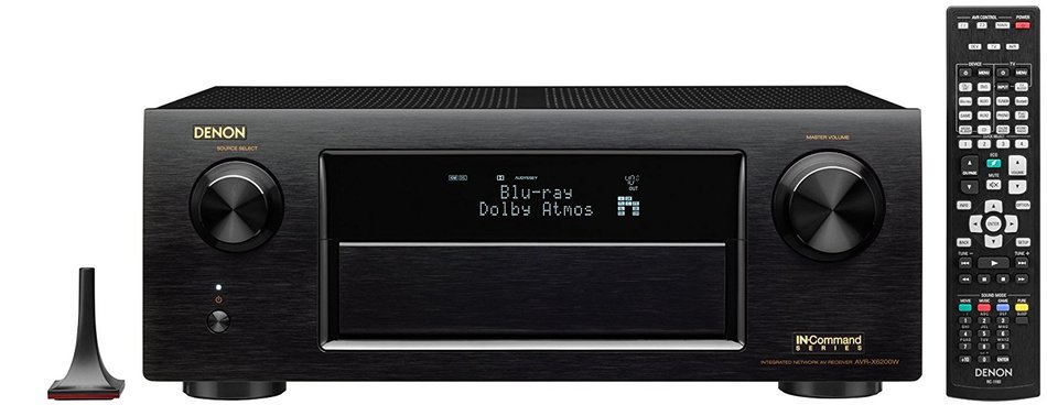 Denon AVRX6200W 9.2 Channel Full 4K Ultra HD AV Receiver with Bluetooth and Wi-Fi N2