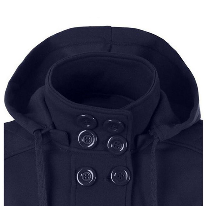 Outwear,Morecome Winter Women Warm Double-breasted Hooded Slim Jacket N3