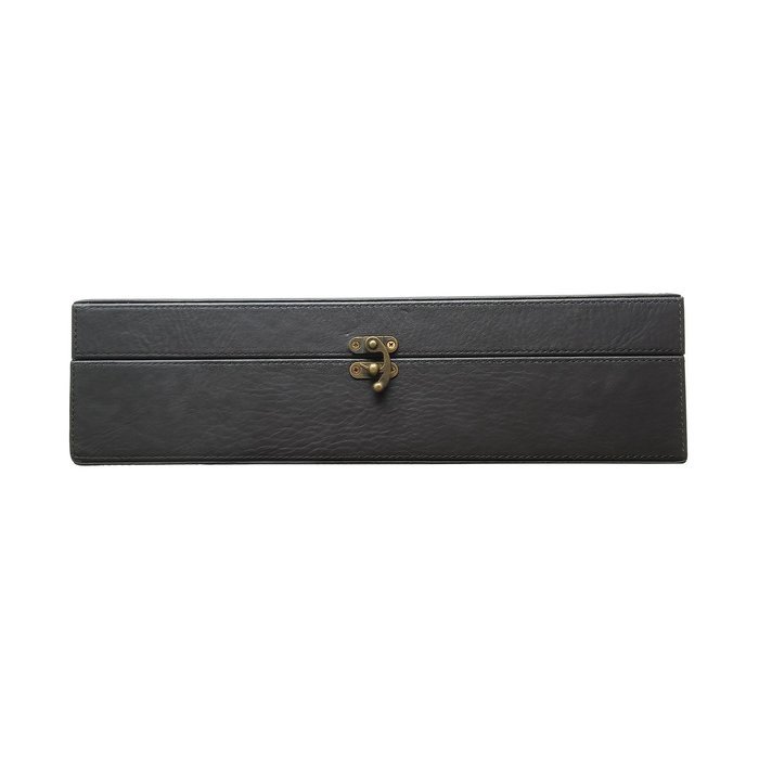 Serenity Tea Wooden and Leather Tea Box With 8 Equally Divided Compartments N8