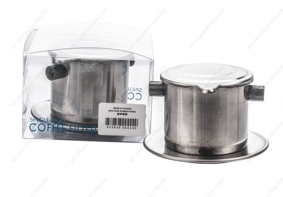 M.V. Trading TWCF Vietnamese Coffee Filter Set, Coffee Infuser Set, Slow-Drip, Single-Cup Serving, Stainless Steel... N2