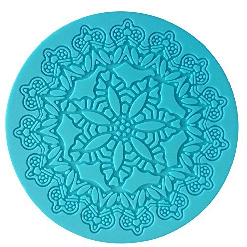 Creblue Decoration New Cake Silicone Fondant Crown Lace Mold Cake Decorating Tools Baking Kitchen Accessories... N3